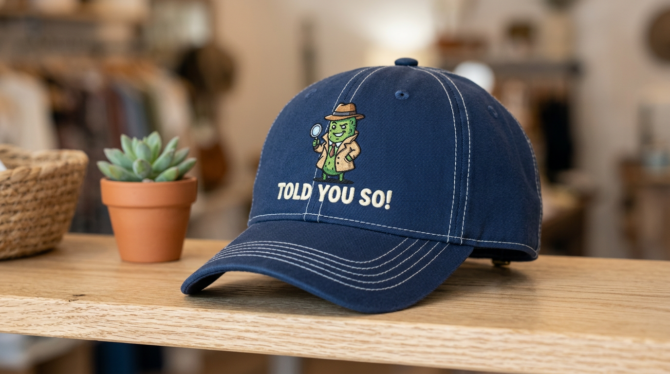 Told You So! Snapback Cap — Dick Pickle
