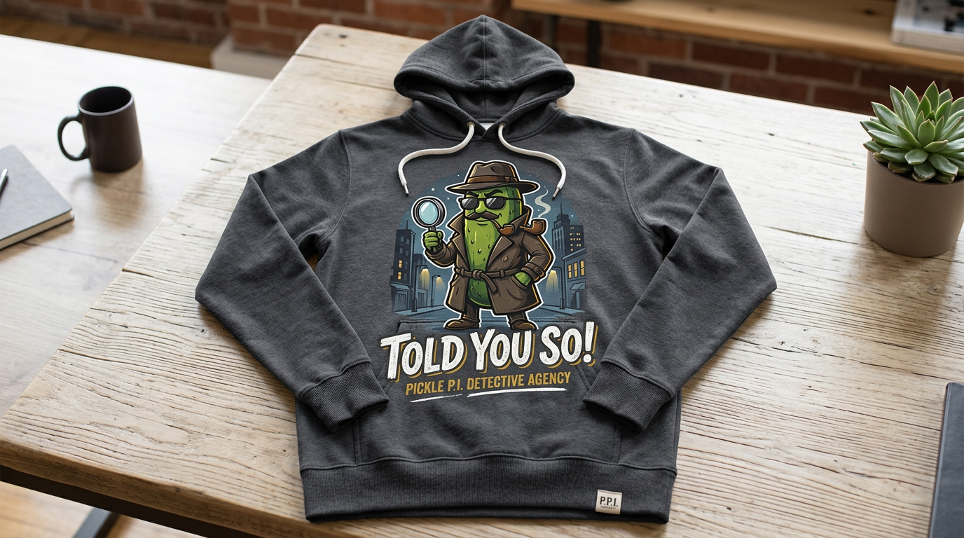 Told You So! Hoodie — Dick Pickle