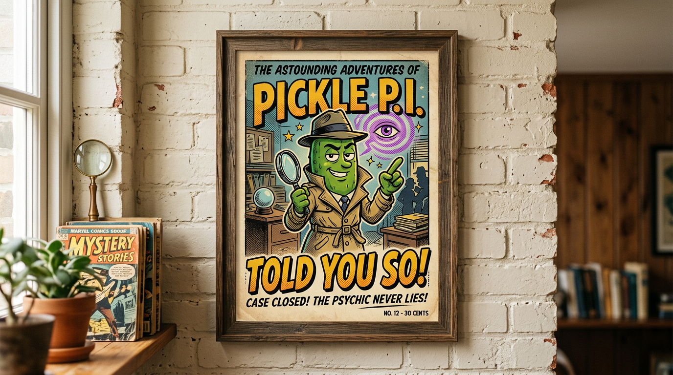 Told You So! Poster — Dick Pickle